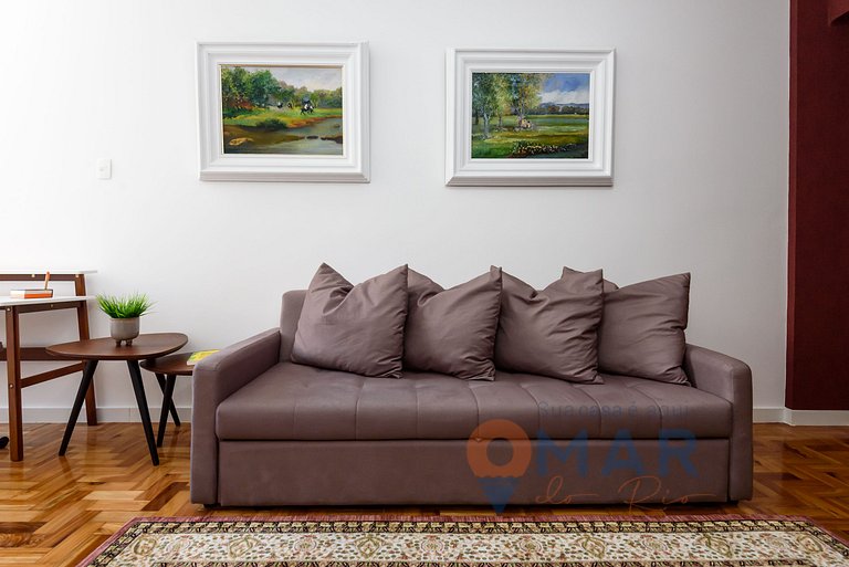 Apartamento decorado a 300m da Praia | RP 14/707