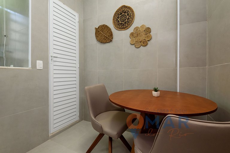 Apartamento decorado a 300m da Praia | RP 14/707