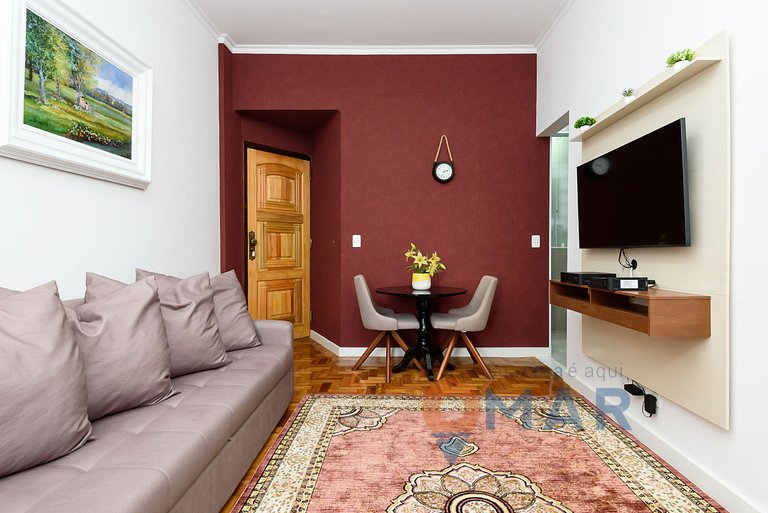 Apartamento decorado a 300m da Praia | RP 14/707