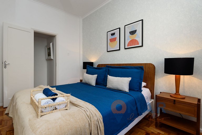 Apartamento decorado a 300m da Praia | RP 14/707