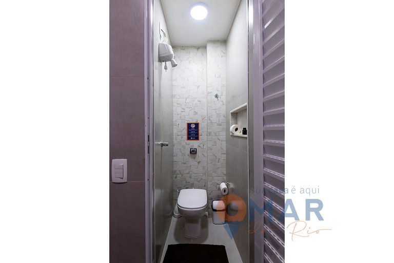 Apartamento decorado a 300m da Praia | RP 14/707