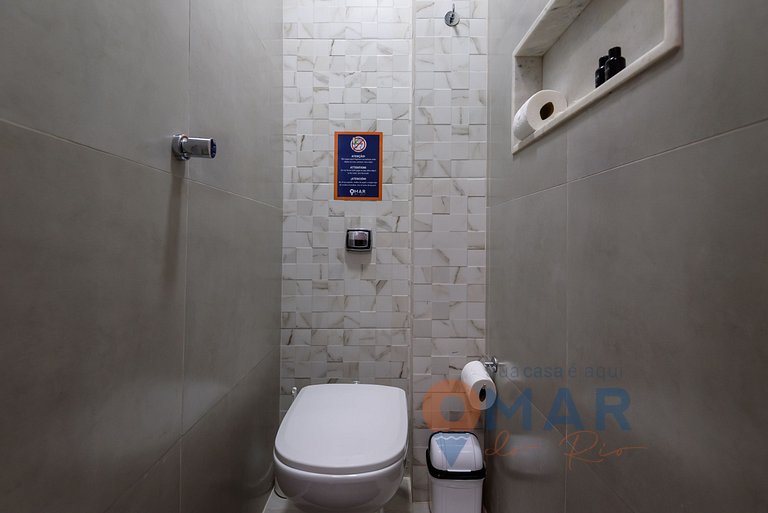 Apartamento decorado a 300m da Praia | RP 14/707