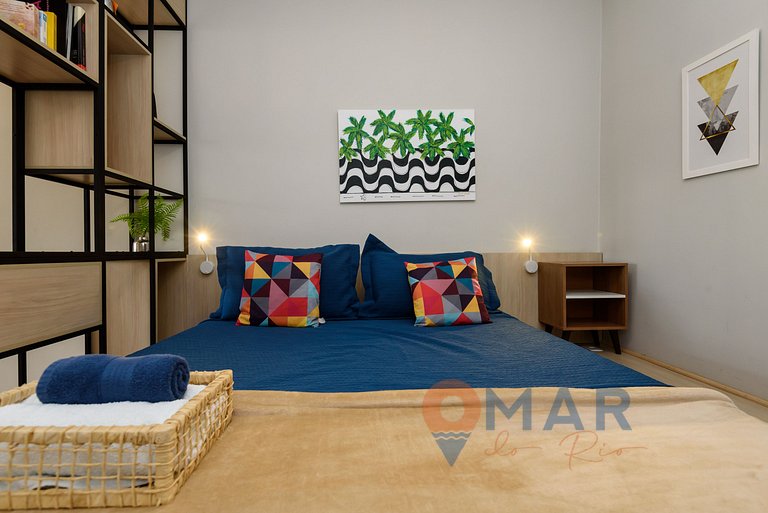 Studio c/ Vista Mar em Copacabana | BRX 58/1002
