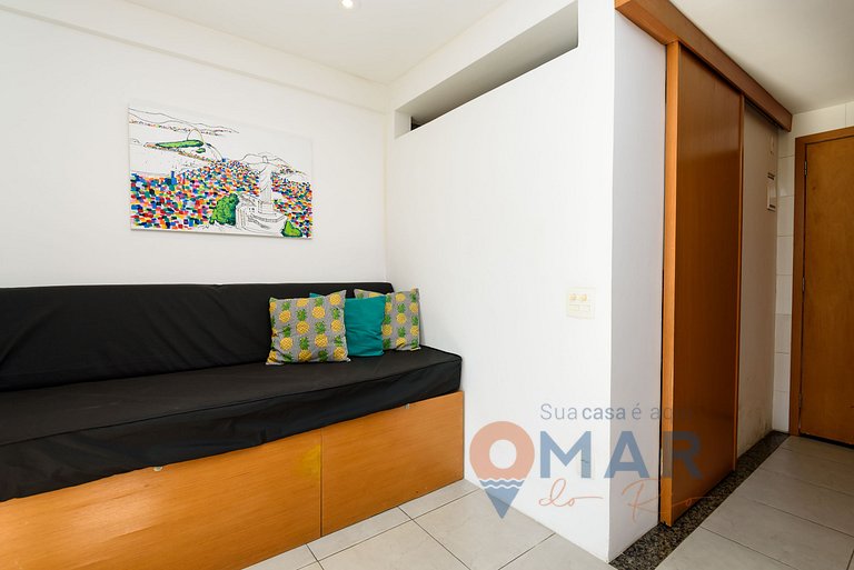 Qto&Sala, Vista p/ Cristo Redentor | SQC 143/918