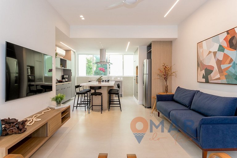 Apartamento Moderno com 3Qtos a 450m da Praia | AP30/601