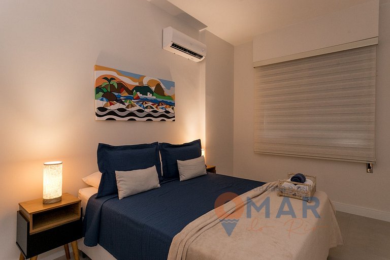 Apartamento Moderno com 3Qtos a 450m da Praia | AP30/601