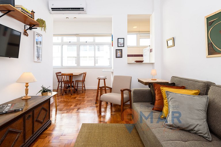 Omar do Rio: Modern 1BDR 300m from Ipanema Beach