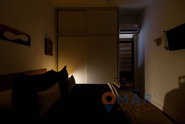 Omar do Rio: Moderno 1BDR a 300m de la Playa de Ipanema