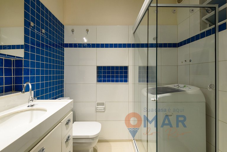 Omar do Rio: Moderno 1BDR a 300m de la Playa de Ipanema