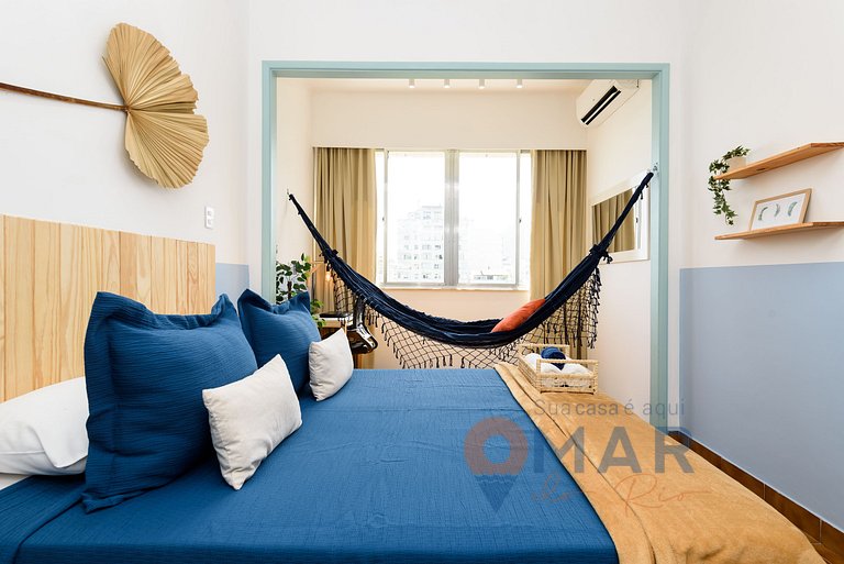 Studio com Vista Mar em Copacabana | BRX 58/905