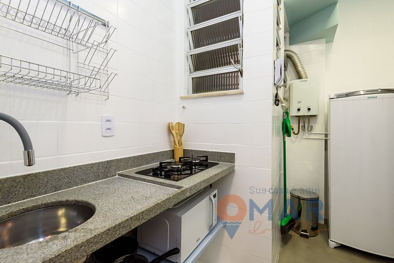 Studio com Vista Mar em Copacabana | BRX 58/905