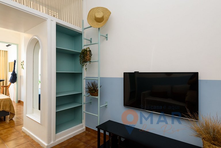 Studio com Vista Mar em Copacabana | BRX 58/905