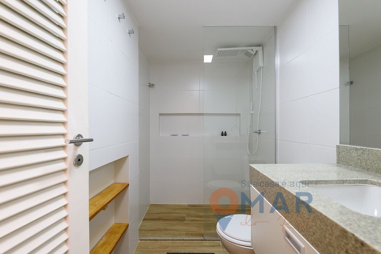 2BDRs y balcón c/ vistas al mar en Ipanema|TXM 21S