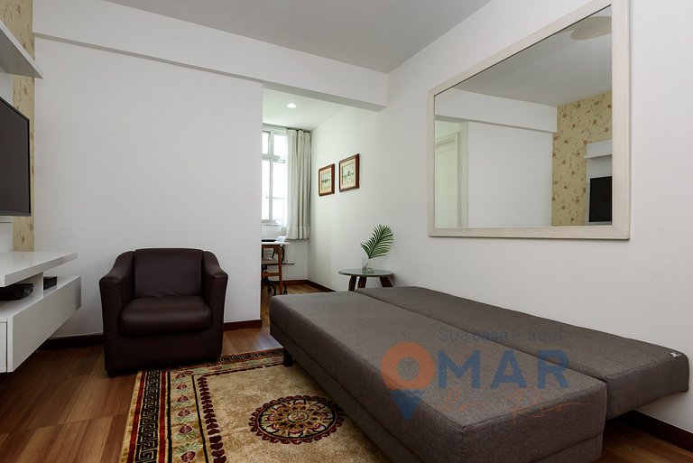 1BDR a 200m de la Playa de Copacabana