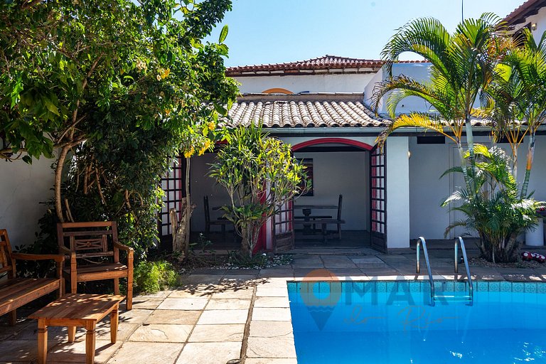 Casa Flora com Piscina: Suíte Vermelha
