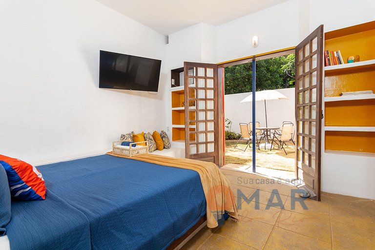 Casa Flora con Piscina: Suíte Amarilla