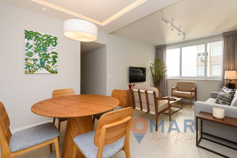 Grande Piso en Leblon con 3 habitaciones | GBC 260/301