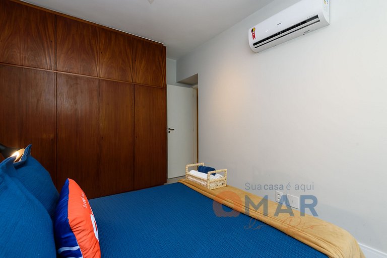 Grande Piso en Leblon con 3 habitaciones | GBC 260/301