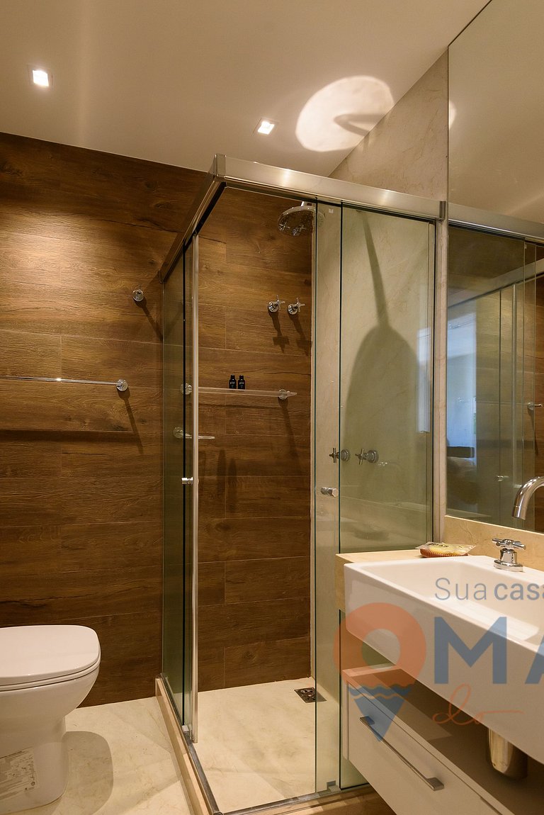 Grande Piso en Leblon con 3 habitaciones | GBC 260/301