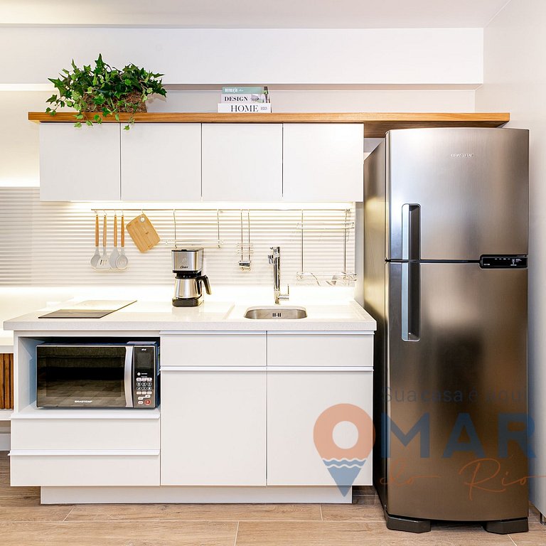 Habitación y sala de estar a 170 metros de la playa de Ipane