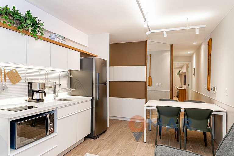 Habitación y sala de estar a 170 metros de la playa de Ipane