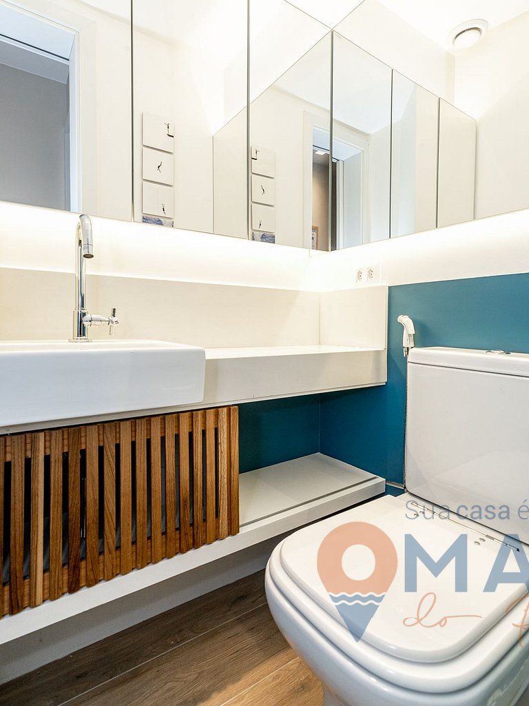 Quarto & Sala a 170m da Praia de Ipanema | FA 49/302