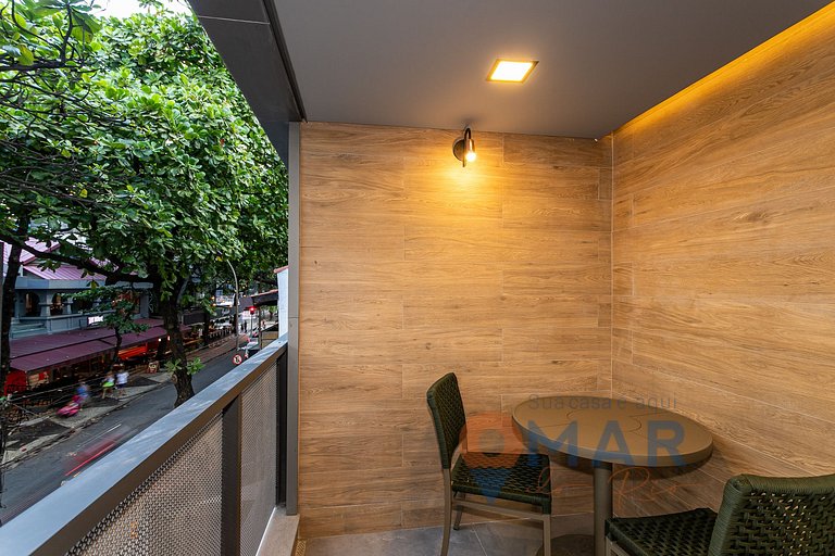 Quarto & Sala a 170m da Praia de Ipanema | FA 49/302