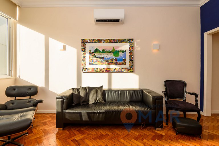 Apto de 2 dorms a 300m de la playa de Ipanema | RE 540/806