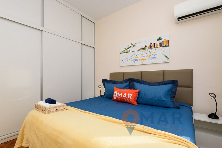 Apê com 2Qtos a 300m da Praia de Ipanema | RE 540/806