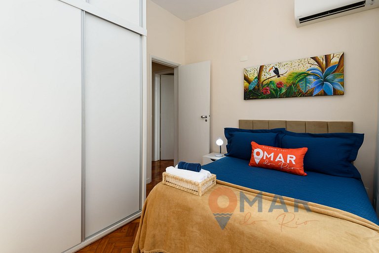 Apê com 2Qtos a 300m da Praia de Ipanema | RE 540/806