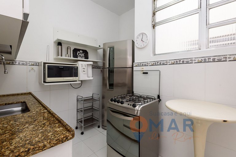 Apê com 2Qtos a 300m da Praia de Ipanema | RE 540/806