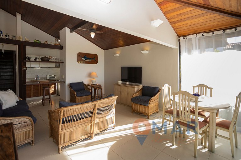 Beachfront House w/ Ocean View in Búzios | CBR 7/7