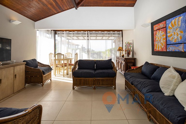 Beachfront House w/ Ocean View in Búzios | CBR 7/7