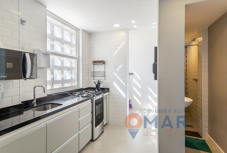 Alojamiento 2Qtos con vista al mar en Copacabana | A 2936/12