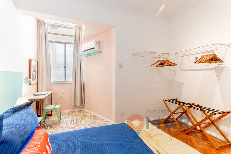 Apartamento 2Qtos com vista mar em Copacabana | A 2936/1202