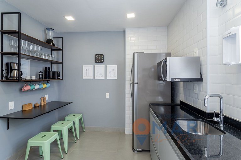 Alojamiento 2Qtos con vista al mar en Copacabana | A 2936/12
