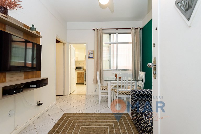 Apt Qto&Sala 220m from Copacabana Beach | RP 95/304