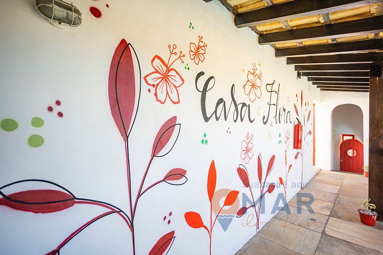 Casa Flora con Piscina: Suíte Amarilla