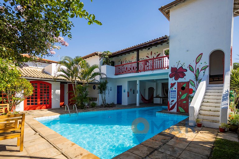 Casa Flora com Piscina: Suíte Azul