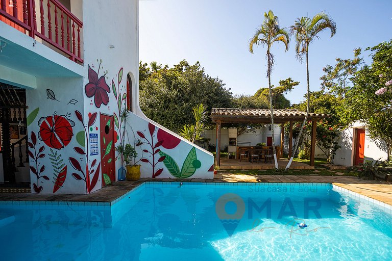 Casa Flora com Piscina: Suíte Vermelha