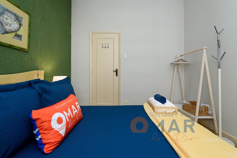 Apê com Qto&Sala a 100m da Praia de Copacabana | RE 85/303