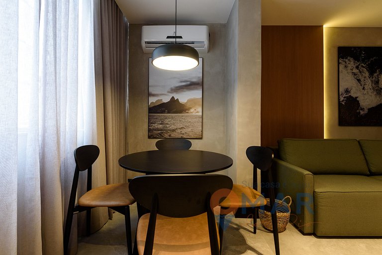 Decorado Qto&Sala a 130m da Praia | NSC 1102/501