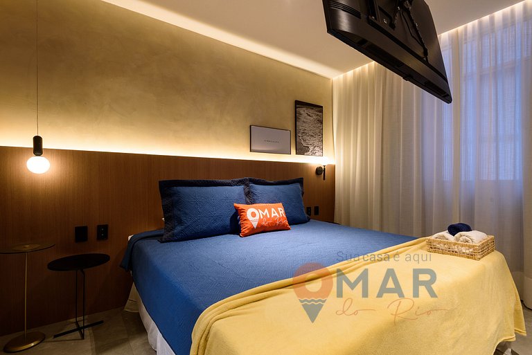 Decorado Qto&Sala a 130m da Praia | NSC 1102/501