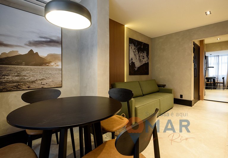 Decorado Qto&Sala a 130m da Praia | NSC 1102/501