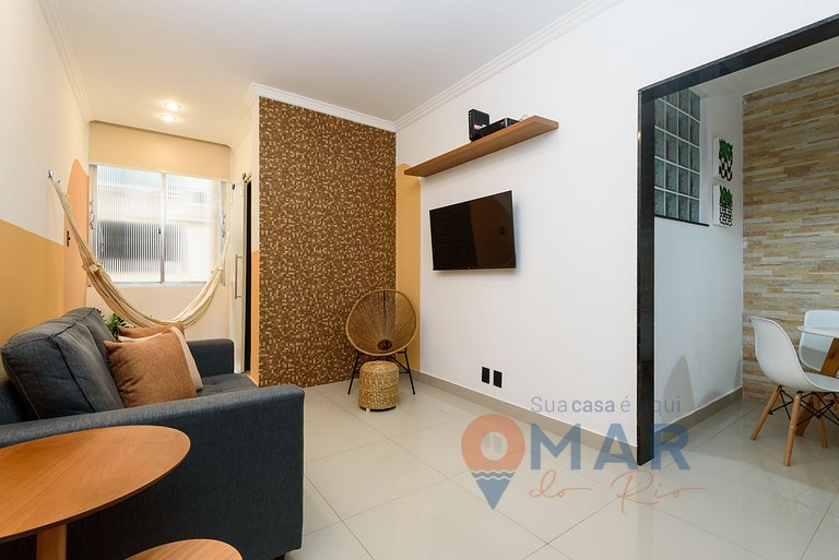 Apartamento decorado em Copacabana | SF 184/604
