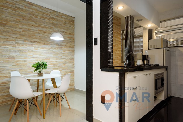 Apartamento decorado em Copacabana | SF 184/604