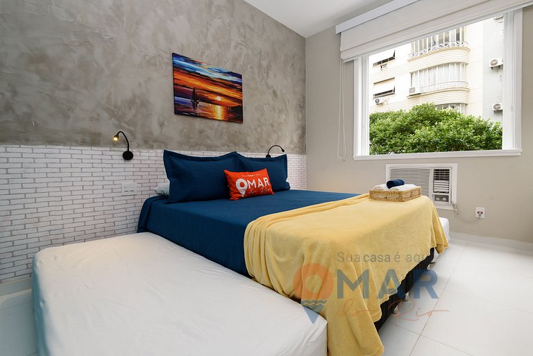 Studio a 500 m da Praia de Copacabana | BL 162/402