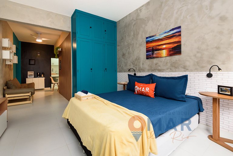 Studio a 500 m da Praia de Copacabana | BL 162/402