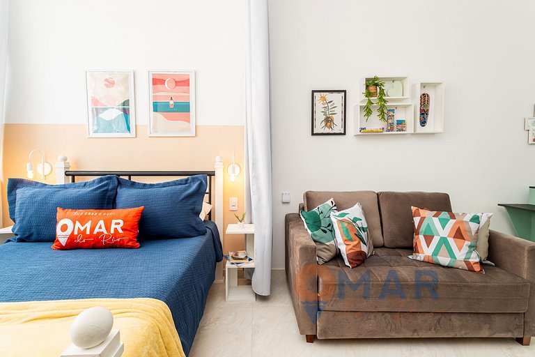 Studio 60m from Copacabana Beach | AS 76/810