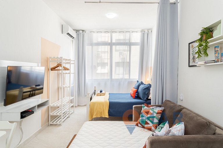 Studio a 60m da Praia de Copacabana | AS 76/810